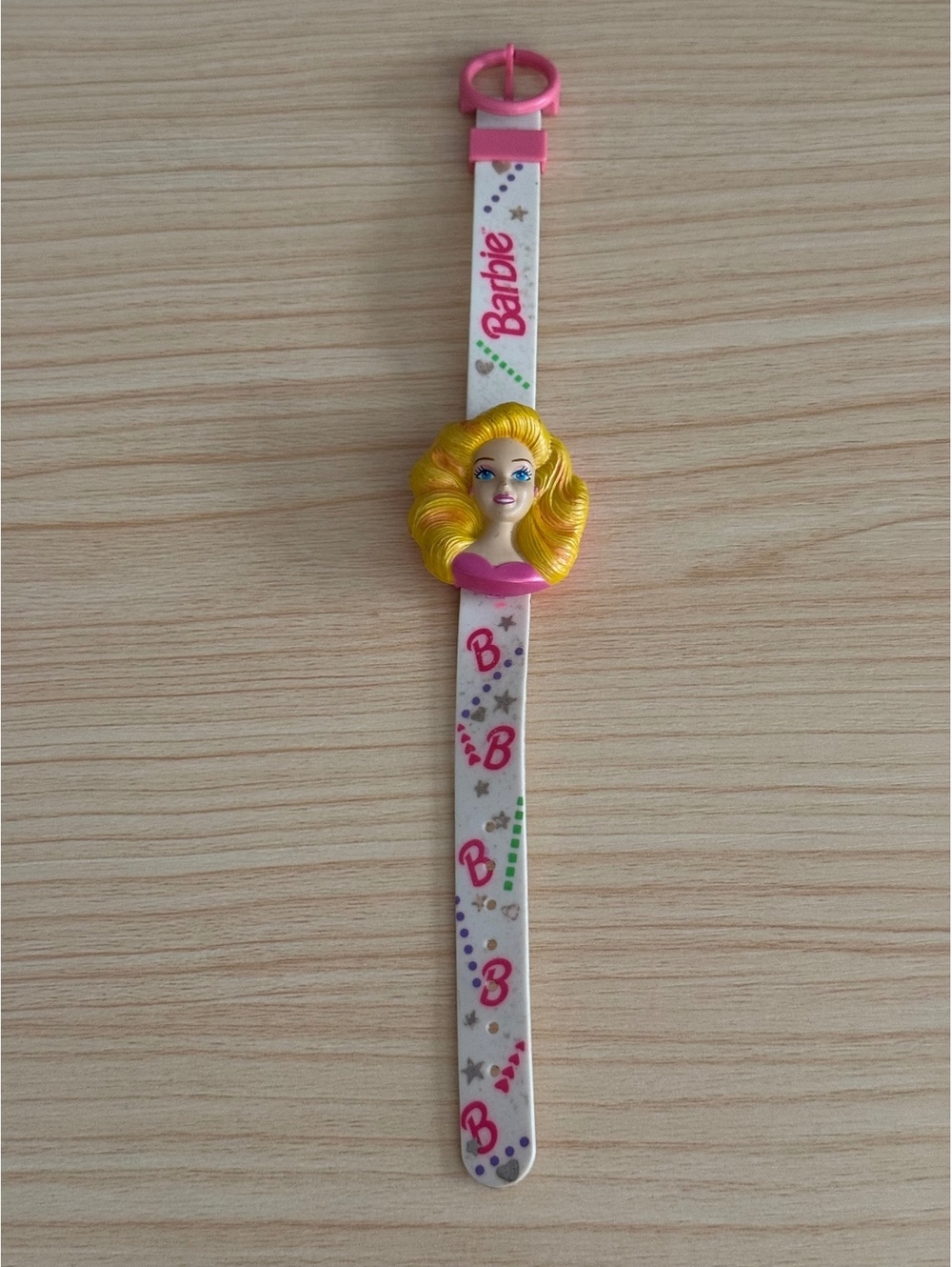 Vintage 1992 Barbie Real Digital Fashion Watch Flip Top Mattel Hope
